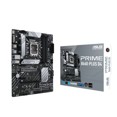 ASUS PRIME B660-PLUS D4 LGA 1700 ATX Motherboard