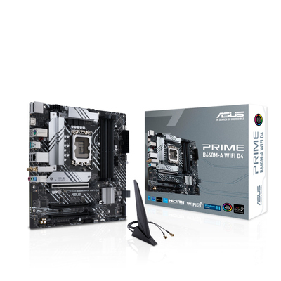 ASUS PRIME B660M-A WIFI D4 LGA 1700 Micro-ATX Motherboard