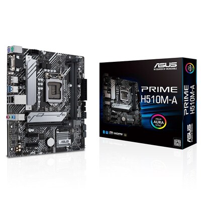 ASUS PRIME H510M-A LGA 1200 Micro-ATX Motherboard