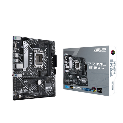 ASUS PRIME H610M-A D4 LGA 1700 Micro-ATX Motherboard