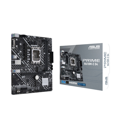 ASUS PRIME H610M-E D4 LGA 1700 Micro-ATX Motherboard