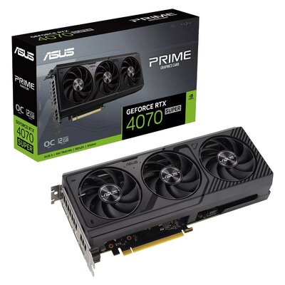 ASUS PRIME-RTX4070S-O12G GeForce RTX 4070 Super PRIME OC 12GB Video Card