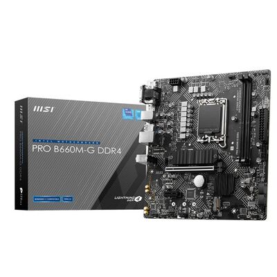 MSI PRO B660M-G DDR4 Intel LGA 1700 mATX 2x DDR4 Motherboard 
