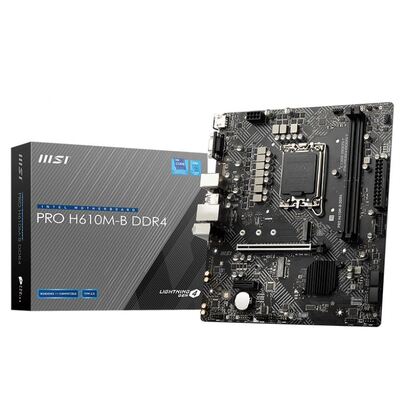 MSI PRO H610M-B DDR4 LGA 1700 Micro-ATX Motherboard