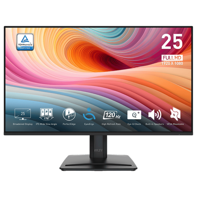MSI PRO MP251 E2 24.5" 120Hz Full HD 1ms Adaptive Sync IPS Monitor w/ Speakers