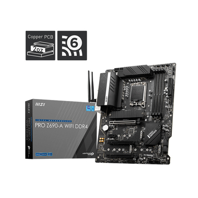 MSI PRO Z690-A WIFI DDR4 Intel LGA 1700 ATX Motherboard