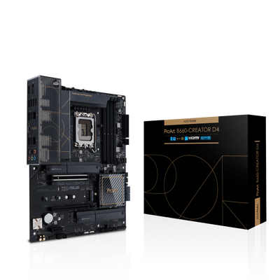 ASUS PROART B660-CREATOR D4 LGA 1700 ATX Motherboard
