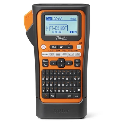 Brother PT-E310BTVP Industrial Label Printer 18 mm USB Bluetooth Handheld Electrician