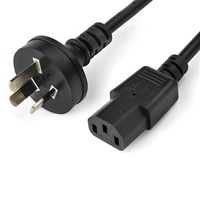 StarTech 2m 6 ft Power Supply Cord, AS/NZS 3112 to C13 - PXTA1012M
