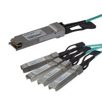 StarTech Cisco QSFP-4X10G-AOC5M Compatible - QSFP+ Active Optical Breakout Cable - 5 m (16.4 ft) QSFP4X10GAO5