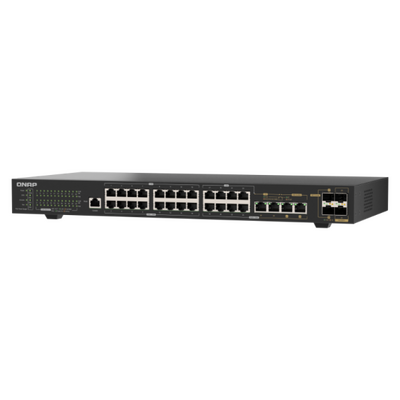 QNAP QSW-M2130P-2C2S26T Rackmount 2.5GbE PoE++ Layer2 Managed switch