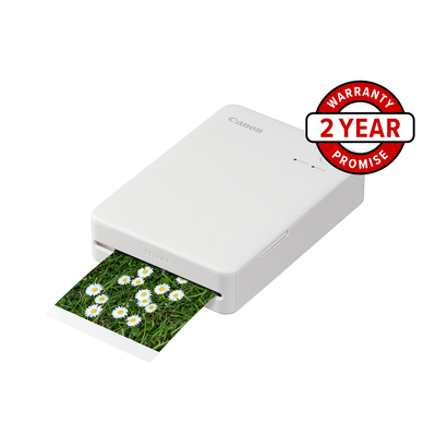 Canon SELPHY QX20-WH Dye Sublimation Compact Photo Printer USB Wi-Fi - White