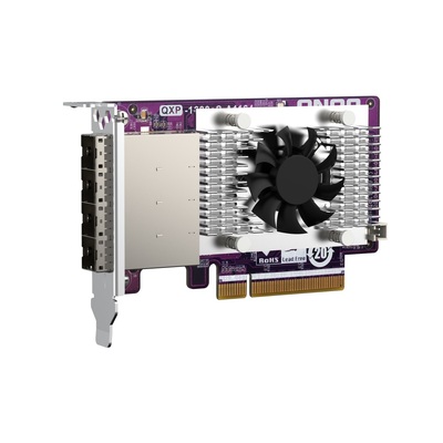 QNAP QXP-1600eS-A1164 4-port SFF-8088 SATA host bus adapter, 16 x SATA 6Gb/s, PCIe 3.0 x8, for TL SATA JBOD