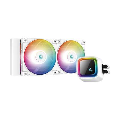 Deepcool LS520 WH 240 RGB AIO Liquid CPU Cooler - White - R-LE300-BKLNMC-G-1