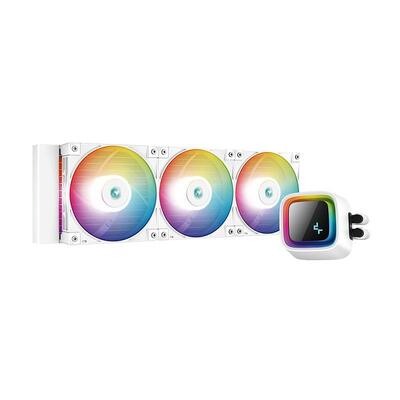 Deepcool LS720 WH 360 RGB AIO Liquid CPU Cooler - White - R-LS520-BKAMNT-G-1