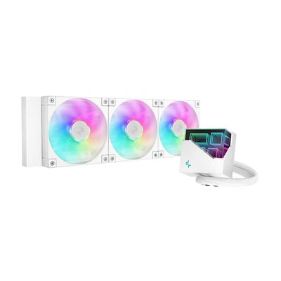 DeepCool  LT360 A-RGB White High-performance Liquid CPU Cooler - R-LT360-WHAMNC-G-1