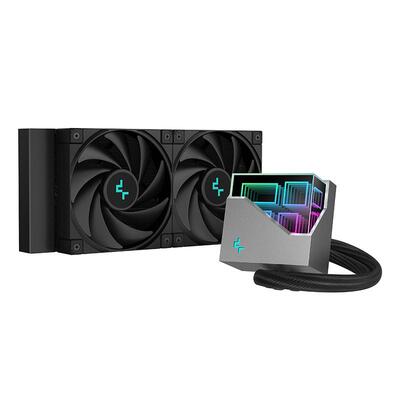 DeepCool LT520 240mm ARGB AIO Liquid CPU Cooler - R-LS520-WHAMNT-G-1
