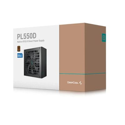 DeepCool R-PL550D-FC0B-AU-V2 550W 80+ Bronze Certified Non-Modular ATX Power Supply 