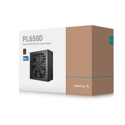DeepCool R-PL650D-FC0B-AU-V2 650W 80+ Bronze Certified Non-Modular ATX Power Supply 