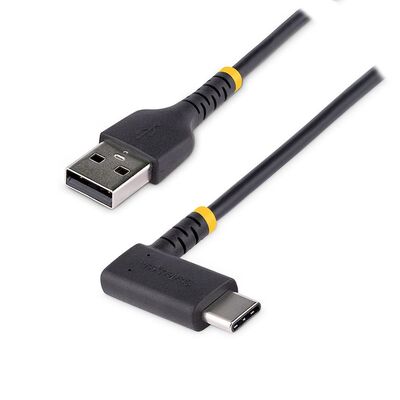 StarTech R2ACR-2M-USB-CABLE 6ft USB A to C Charging Cable Angled