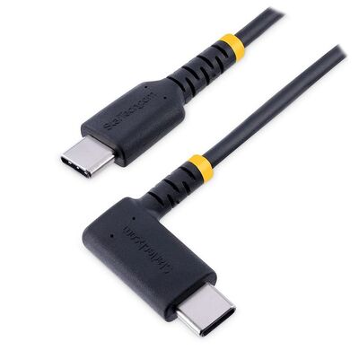 StarTech R2CCR-1M-USB-CABLE 3ft USB C Charging Cable Angled 60W PD