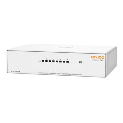 HPE Aruba Instant On 1430 8-Port RJ45 Switch - R8R45A