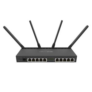 Mikrotik RB4011iGS+5HacQ2HnD-IN 4x 1,4 GHz, 10x Gigabit LAN SFP+ L5 WiFi Desktop Case