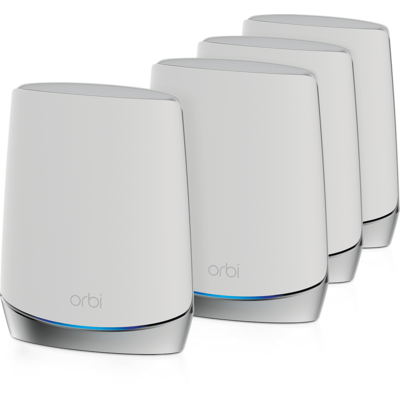 NETGEAR Orbi WiFi 6 AX4200 Mesh System Router + 3 Satellites (RBK754)