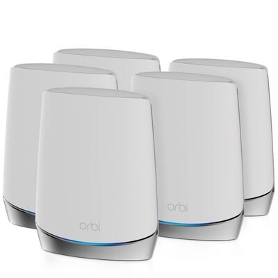 NETGEAR Orbi WiFi 6 AX4200 Mesh System Router + 4 Satellites (RBK754)