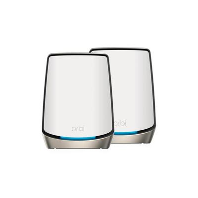 NETGEAR RBK862S Orbi Tri-Band WiFi 6 Mesh System - 2 pack (RBK862S-100APS)