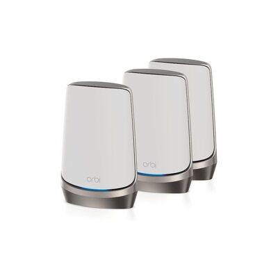 NETGEAR Orbi Quad-band AXE11000 WiFi 6E Mesh System - 3 pack (RBKE963)