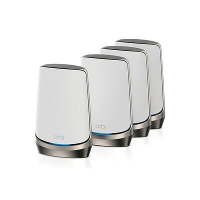 NETGEAR Orbi Quad-band AXE11000 WiFi 6E Mesh System - 4 pack (RBKE964)