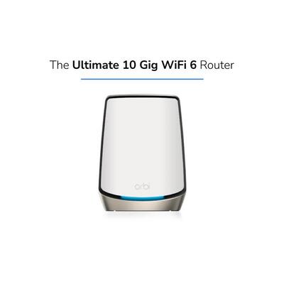 NETGEAR Orbi RBR860S Tri-Band WiFi 6 Mesh Router - (RBR860S-100APS)