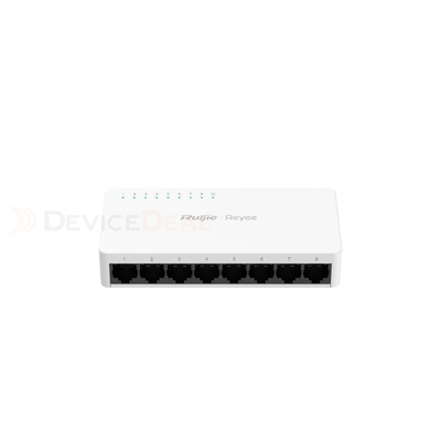 Reyee RG-ES08G-L, 8-Port 10/100/1000 Mbps Unmanaged Non-PoE Switch