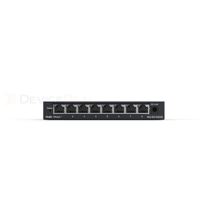 Reyee RG-ES108GD, 8-port 10/100/1000Mbps Unmanaged Non-PoE Switch