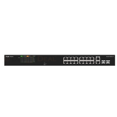 Ruijie Reyee 16P FE + 2 GE Unmanaged Switch - PoE (16 Ports) (120W) - Metal Casing