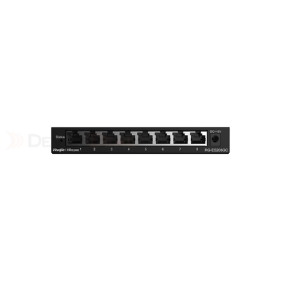 Reyee RG-ES208GC, 8-Port Gigabit Smart Cloud Managed Non-PoE Switch