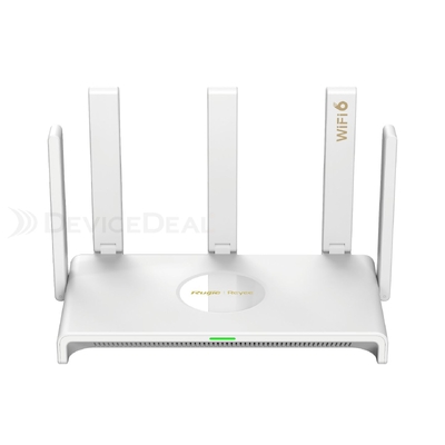 Ruijie Reyee AX3000 Wi-Fi 6 Dual-Band Gigabit Home Router - 1 WAN + 2 LAN + 1 WAN/LAN