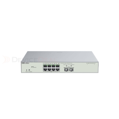Reyee RG-NBS5300-8MG2XS-UP 10 Ports Multi-Gigabit Layer 3 Managed Switch with 8 PoE++ Ports, 2 SFP+ Uplink Ports