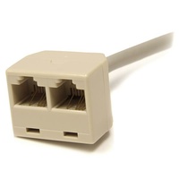 StarTech 2-to-1 RJ45 Splitter Cable Adapter, F/M - RJ45SPLITTER
