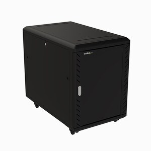 StarTech 15U 19" Server Rack Cabinet, 4 Post Adjustable Depth 6-32" Enclosure - RK1536BKF