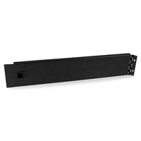 StarTech 2U Hinged Solid Blank Rack Panel - RKPNLHS2U