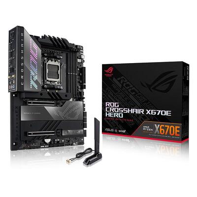 ASUS ROG CROSSHAIR X670E HERO AM5 ATX Motherboard