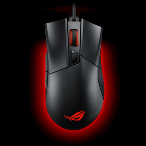 Asus ROG Gladius II P502  Gaming Mouse FPS easy-swap switch socket Aura Sync RGB lighting and DPI target thumb button