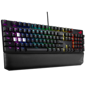 Asus XA04 STRIX SCOPE DX/BN ROG Strix Scope Deluxe RGB Wired Mechanical Gaming Keyboard, Cherry MX Switches, Aluminum Frame