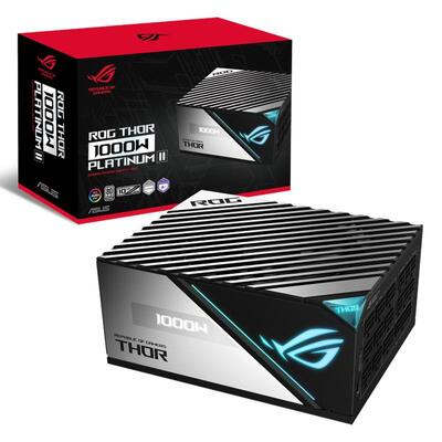 ASUS ROG THOR 1000W 80 PLUS Platinum II ATX Power Supply - ROG RYUO III 360 ARGB