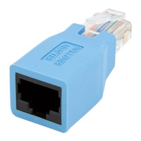 StarTech Cisco Console Rollover Adapter for RJ45 Ethernet Cable (M/F) - Blue