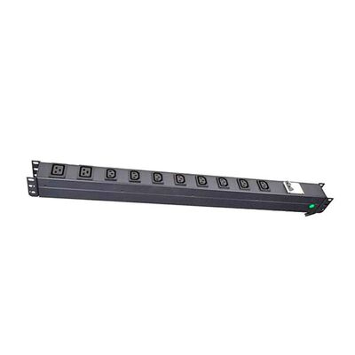 Powershield 10 Outlet Vertical IEC PDU C20 Input, 8x 10A, 2m power cord, Black