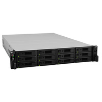 Synology RackStation RS2418RP+ 12-Bay Diskless NAS - Quad-Core 2.1GHz, 2GB RAM