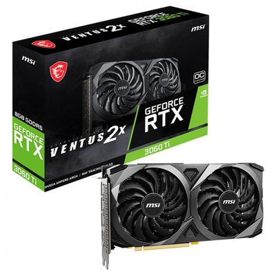 MSI GeForce RTX 3060 Ti VENTUS 2X 8GB OCV1 Video Card - LHR Version - RTX 3060 Ti VENTUS 2X 8G OCV1 LHR